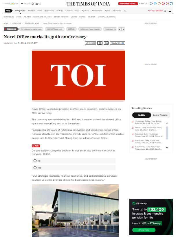 TOI Feature Story